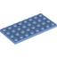 Набор LEGO Plate 4 x 8, Medium Blue