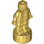 Набор LEGO Minifig Trophy Statuette, Золотистый металлик
