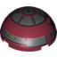 Набор LEGO Cylinder Hemisphere 4 x 4 with R4-P17 Astromech Droid Print, Темно-красный