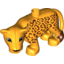 Набор LEGO Duplo Leopard Adult New Style, Bright Light Orange
