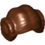 Набор LEGO Minifig Hair with 2 Buns (Princess Leia), Красно-коричневый