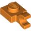 Набор LEGO Plate Special 1 x 1 with Clip Horizontal [Thick Open O Clip], Оранжевый