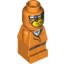 Набор LEGO Microfig Orient Bazaar Merchant Orange, Оранжевый