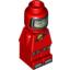 Набор LEGO Microfig Meteor Strike Astronaut Red, Красный