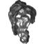 Набор LEGO Minifig Hair Female Long with Part over Face, Черный