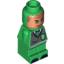 Набор LEGO Microfig Hogwarts Slytherin House Player, Зеленый