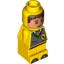 Набор LEGO Microfig Hogwarts Hufflepuff House Player, Желтый