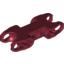 Набор LEGO Technic, Axle and Pin Connector 2 x 5 with Two Ball Joint Sockets, Closed Sides, Темно-красный