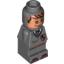 Набор LEGO Microfig Hogwarts Ron Weasley, Темный сине-серый