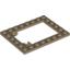 Набор LEGO Plate Special 6 x 8 Trap Door Frame Horizontal [Long Pin Holders], Dark Tan