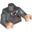 Набор LEGO Torso Harry Potter Uniform Gryffindor Stripe and Shield Print / Dark Bluish Gray Arms / Light Flesh Hands, Темный сине-серый