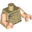 Набор LEGO Torso Harry Potter Dobby, Knot Tied at Shoulder Print / Light Flesh Arms / Light Flesh Hands, Tan