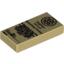 Набор LEGO Tile 1 x 2 with Highway Patrol Speeding Ticket Print, Tan