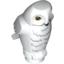 Набор LEGO Owl Small, Angular Features with Yellow Eyes and Light Bluish Gray Rippled Chest Feathers Print, Белый