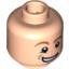 Набор LEGO Minifig Head Dual Sided HP Fred / George Weasley Closed Mouth / Open Mouth Smile Print [Blocked Open Stud], Light Flesh