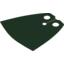 Набор LEGO Minifig Cape Cloth, Standard - Traditional Starched Fabric, Темно-зеленый