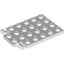 Набор LEGO Plate Special 4 x 6 with Trap Door Hinge [Long Pins], Белый