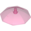 Набор LEGO Minifig Umbrella Top with No Bottom Flaps, 6 x 6 with Top Stud, Trans-Dark Pink