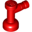 Набор LEGO Tap 1 x 1 without Hole in Spout, Красный