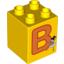 Набор LEGO DUPLO BRICK 2X2X2 B, Желтый