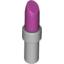 Набор LEGO Friends Accessories Lipstick with Light Bluish Gray Handle, Пурпурный