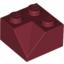 Набор LEGO Slope 45В° 2 x 2 Double Concave, Темно-красный
