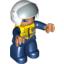 Набор LEGO FIGURE W. OPEN HELMET, Темно-синий