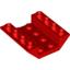 Набор LEGO Slope Inverted 45 4 x 4 Double, Красный