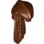 Набор LEGO Minifig Ponytail Long SW Aurra Sing, Красно-коричневый