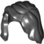 Набор LEGO Minifig Hair Female Mid-Length with Part over Front of Right Shoulder, Черный