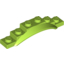 Набор LEGO Mudguard 1 1/2 x 6 x 1 [Arch Extended], Лайм