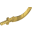 Набор LEGO Minifig Sword [Khopesh], Pearl Gold