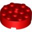 Набор LEGO Brick Round 4 x 4 [Centre Hole], Красный