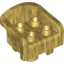 Набор LEGO Duplo Furniture Chair with 4 Studs, Curved Back and Feet, Pearl Gold