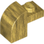 Набор LEGO Brick Curved 1 x 2 x 1 1/3 with Curved Top, Pearl Gold