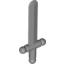 Набор LEGO Minifig Sword [Shortsword], Flat Silver