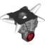 Набор LEGO Minifig Armour - Breastplate with Shoulder Spikes White and Ninjago Cracked Red Skull Print, Черный