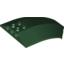 Набор LEGO Windscreen 8 x 6 x 2 Curved, Темно-зеленый