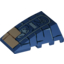 Набор LEGO Wedge 4 x 4 No Top Studs with Bricks and Hieroglyphs Print (Scarab Abdomen), Темно-синий