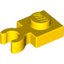 Набор LEGO Plate Special 1 x 1 with Clip Vertical [Thick Open O Clip], Желтый