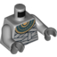 Набор LEGO Torso Pharaoh's Quest Bandage Wrapping and Gold Necklace Print (Mummy Warrior) / Light Bluish Gray Arms / Dark Bluish Gray Hands, Светлый сине-серый
