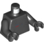 Набор LEGO Torso Clone Pilot Flight Suit Print / Black Arms / Black Hands, Черный