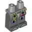 Набор LEGO Legs and Light Bluish Gray Hips with Atlantis Diver with Pressure Gauge Print, Темный сине-серый