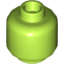 Набор LEGO Minifig Head Plain [Hollow Stud], Лайм