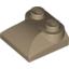 Набор LEGO Brick Curved 2 x 2 x 2/3 Two Studs, Curved Slope End, Dark Tan