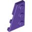 Набор LEGO Wedge Plate 3 x 2 Left, Темно-фиолетовый