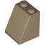 Набор LEGO Slope 65В° 2 x 2 x 2 with Bottom Tube, Dark Tan
