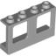 Набор LEGO Window 1 x 4 x 2 Plane, Single Hole Top and Bottom for Glass, Светлый сине-серый