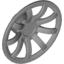 Набор LEGO Wheel Cover 9 Spoke - 18mm D. - for Wheel 55982, Flat Silver