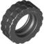 Набор LEGO Tyre 17.5 x 6 with Shallow Staggered Treads and Middle Band, Черный